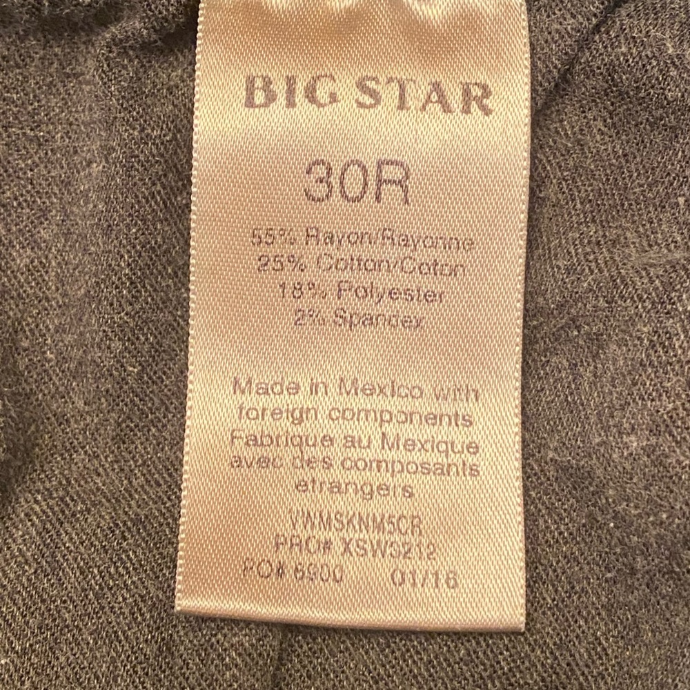 BIG STAR SKINNY - Picture 6 of 6